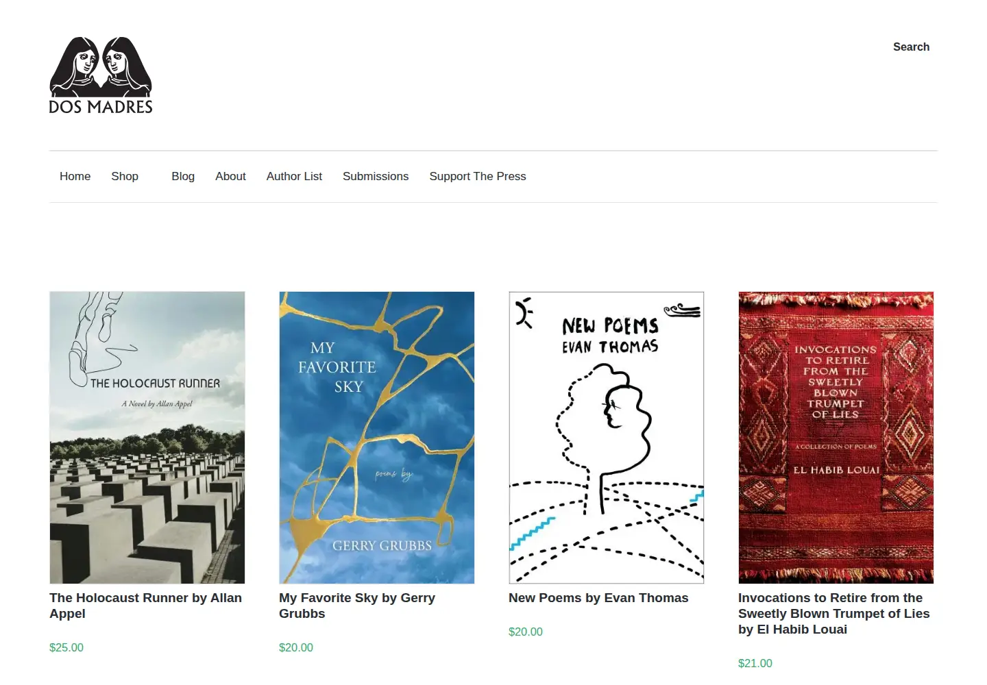 Screenshot of dosmadres.com