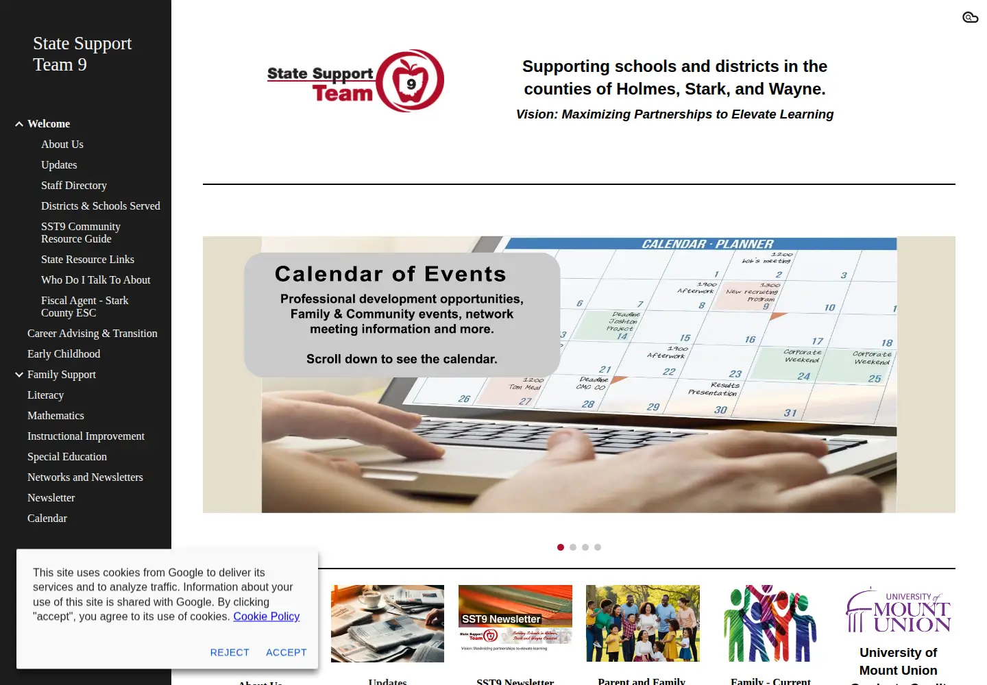 Screenshot of sst9.org