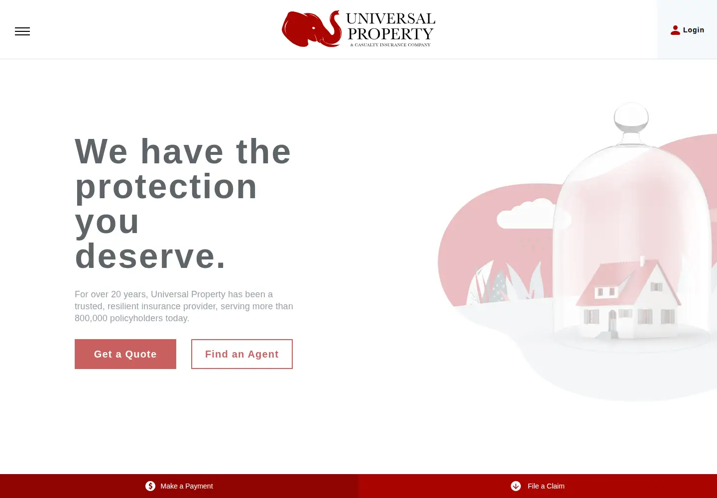 Screenshot of universalproperty.com