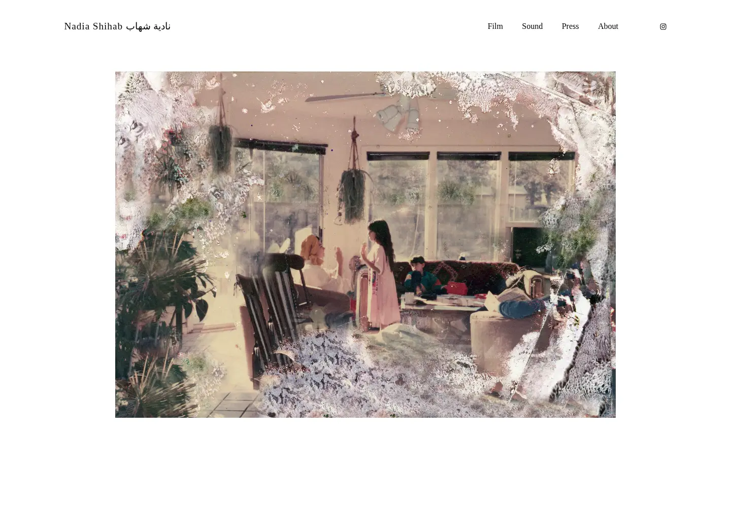 Screenshot of nadiashihab.com
