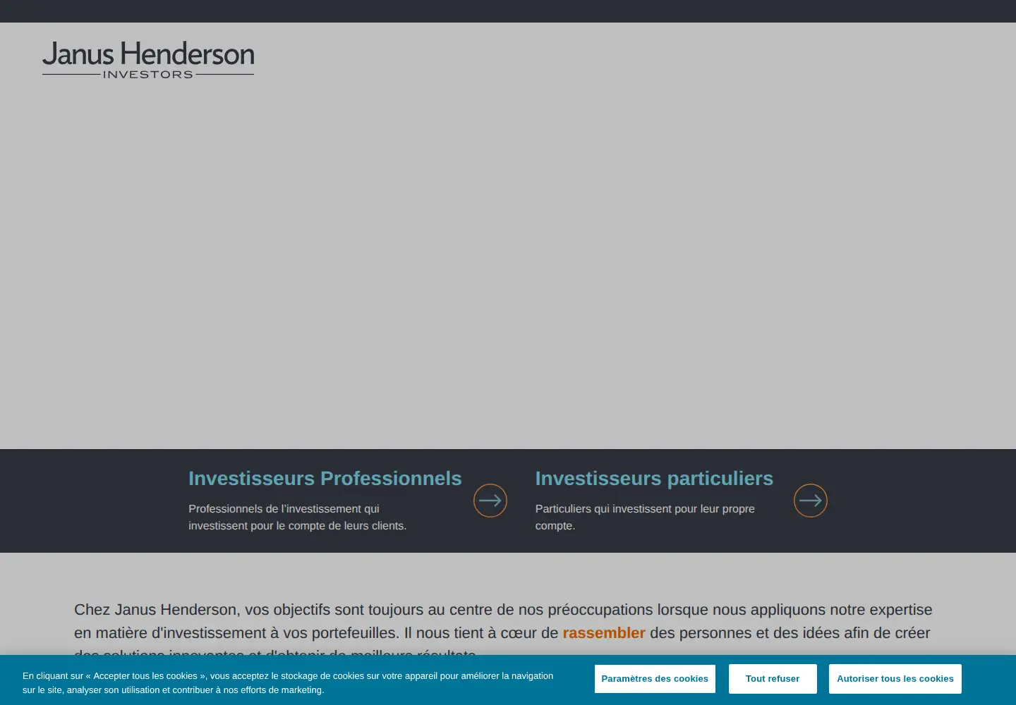 Captured homepage of janushenderson.com in the current scan