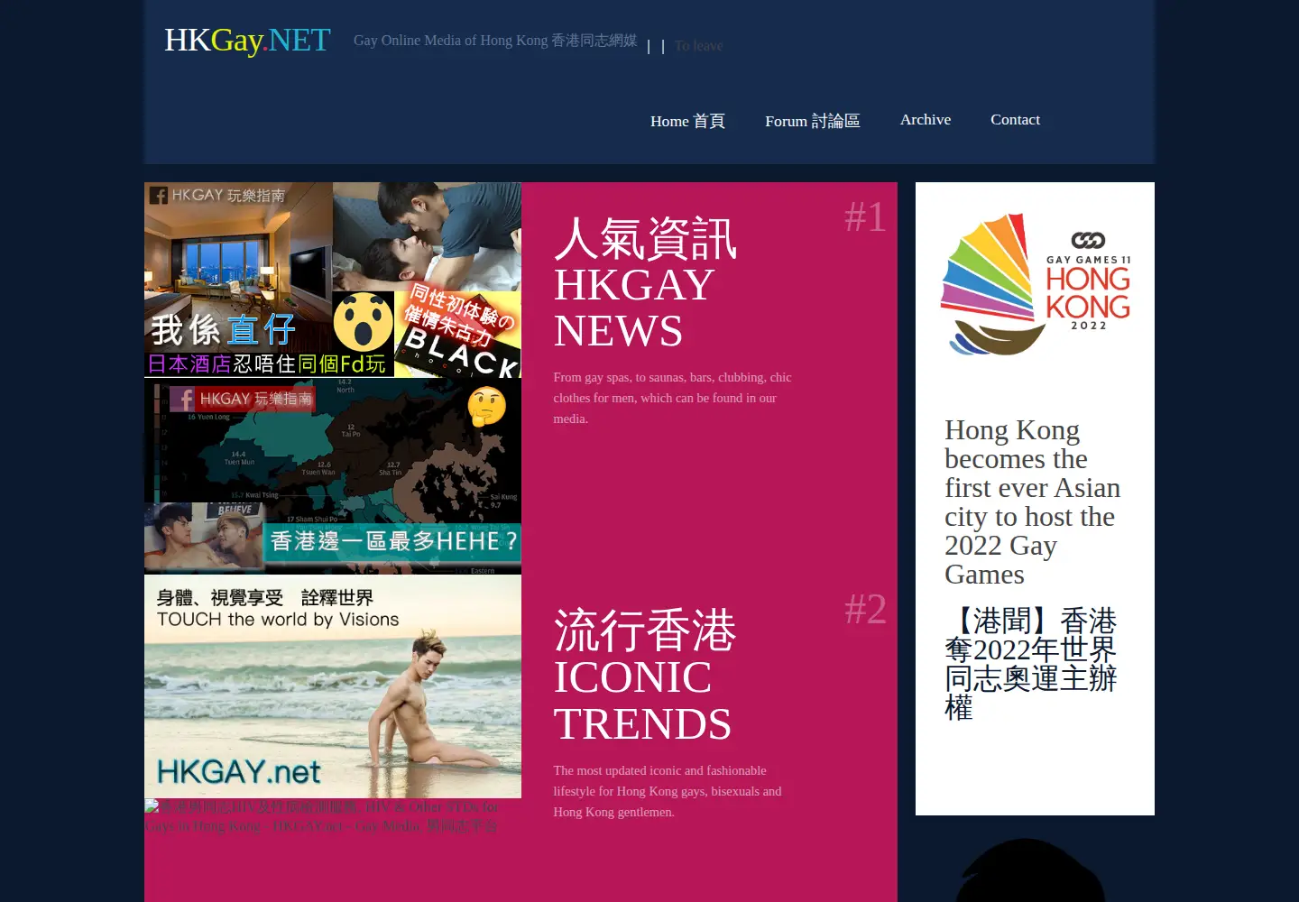 Screenshot of hkgay.net