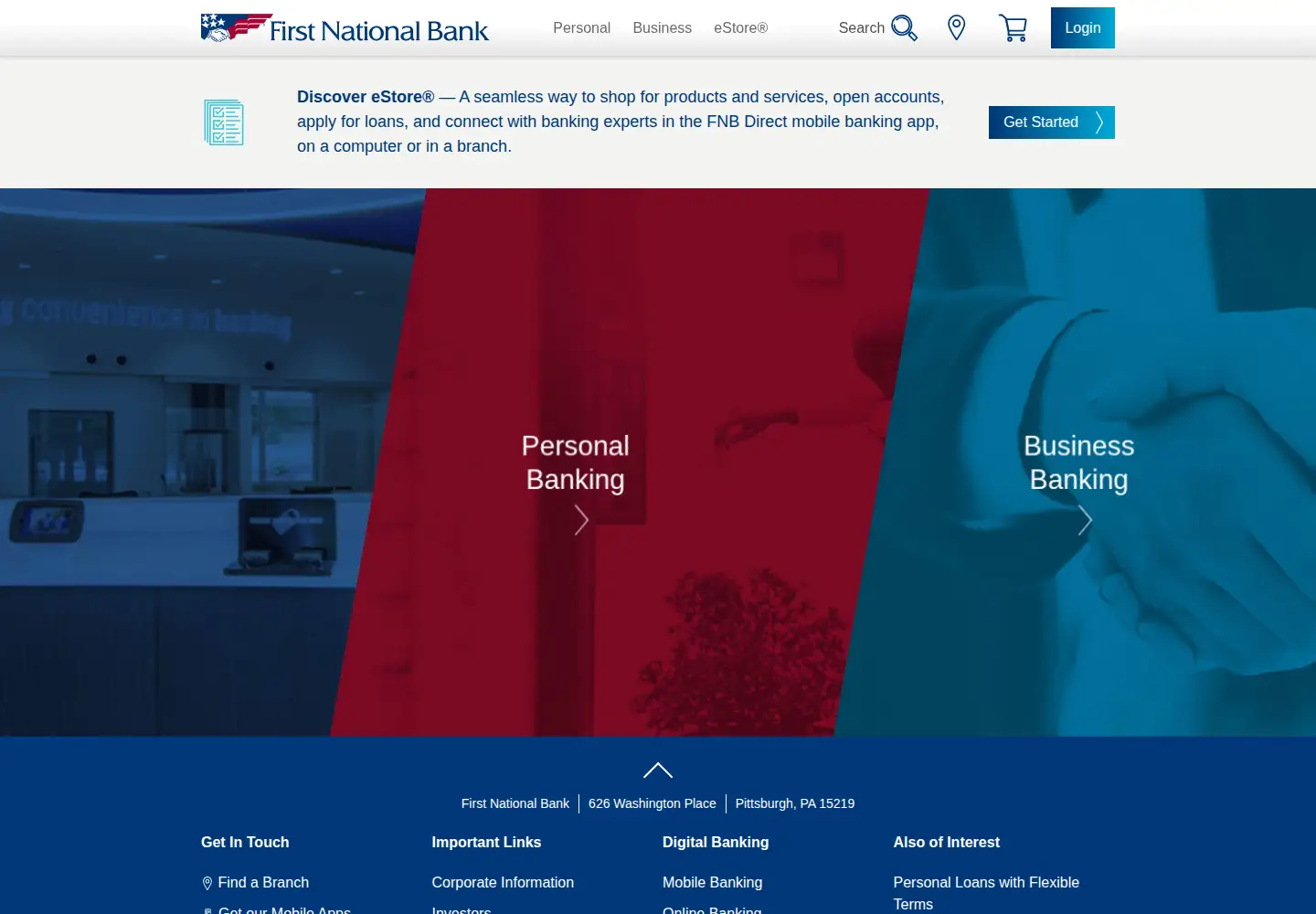 Screenshot of fnb-online.com