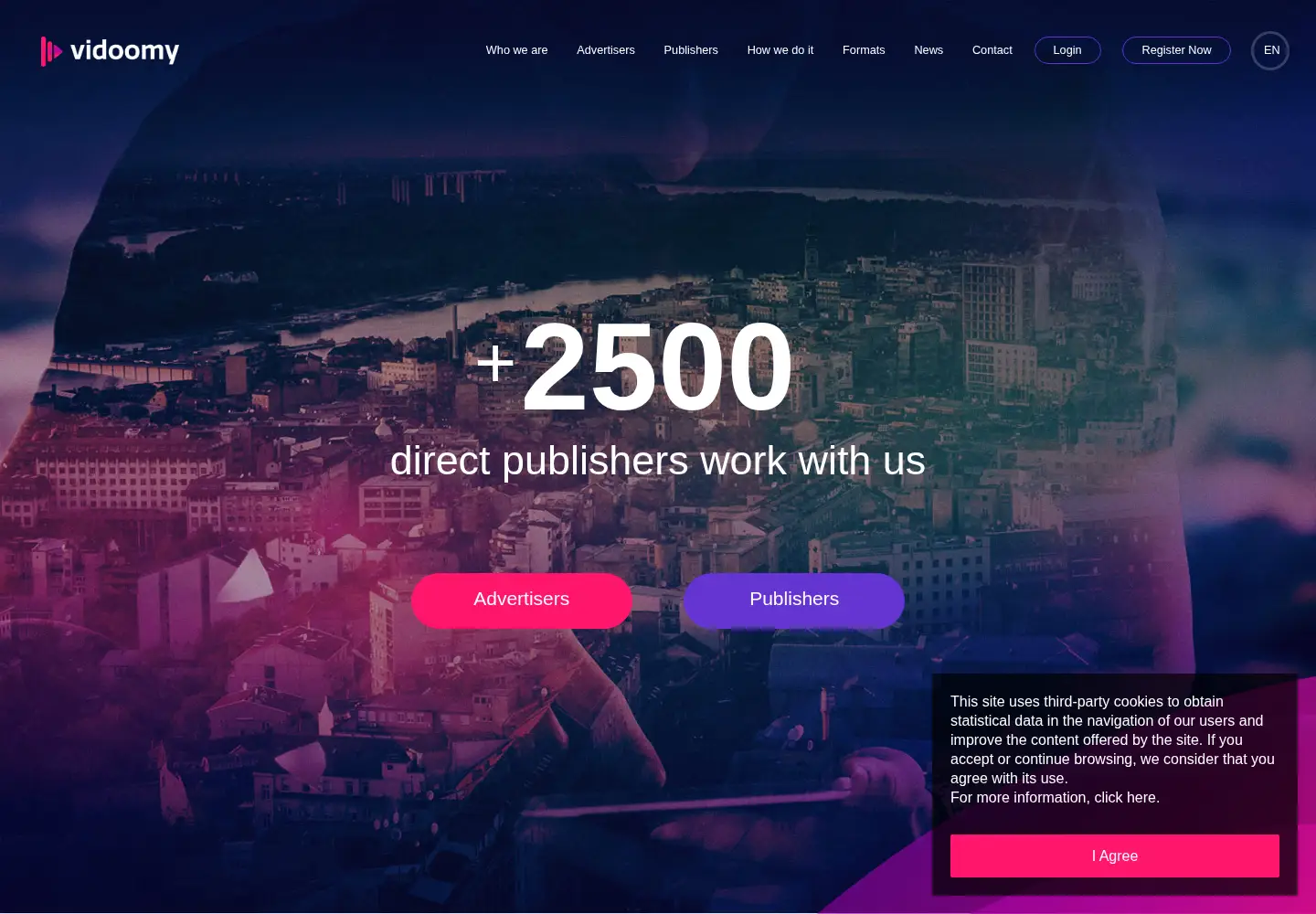 Screenshot of vidoomy.com