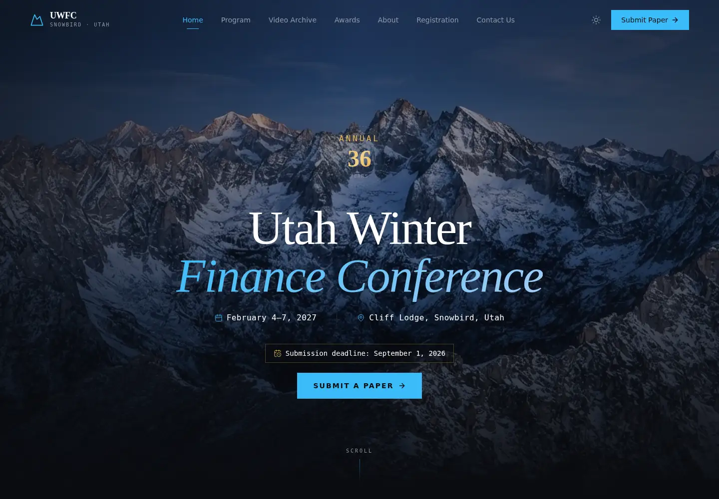 Screenshot of utahwfc.org