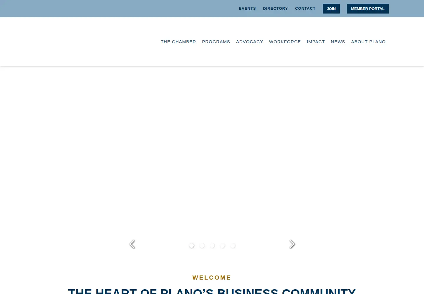 Screenshot of planochamber.org