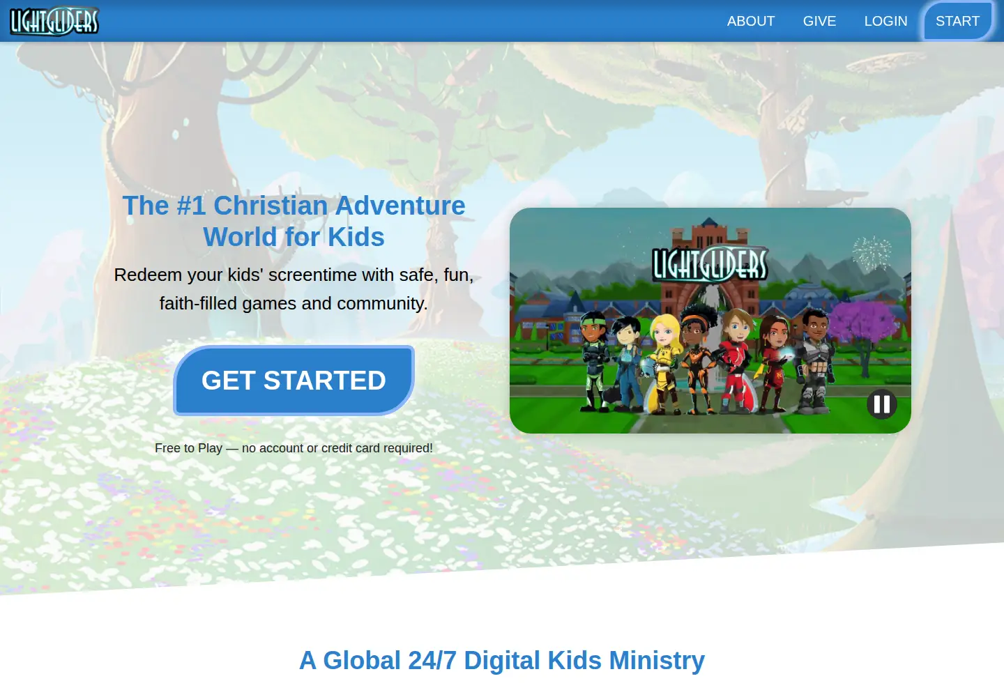 Captured homepage of lightgliders.com in the current scan