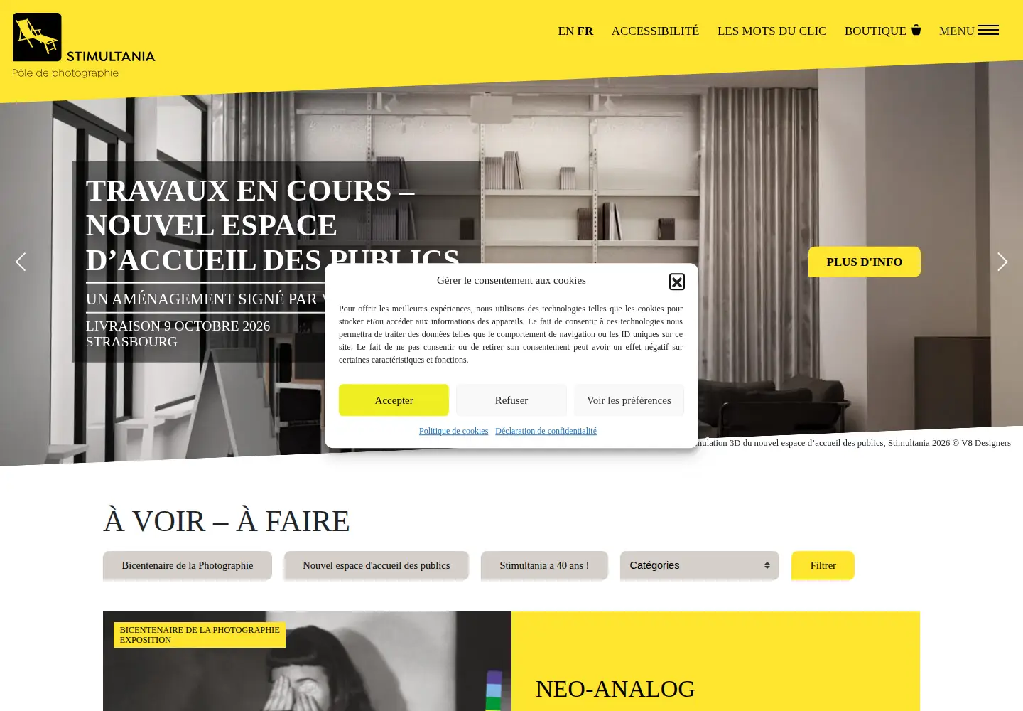 Screenshot of stimultania.org