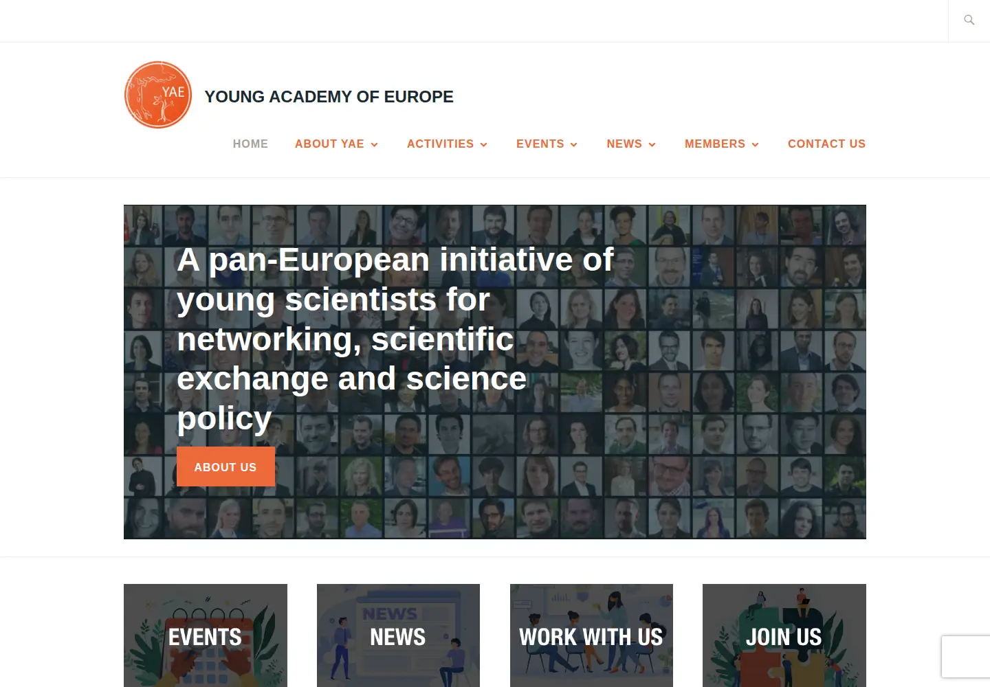 Screenshot of yacadeuro.org