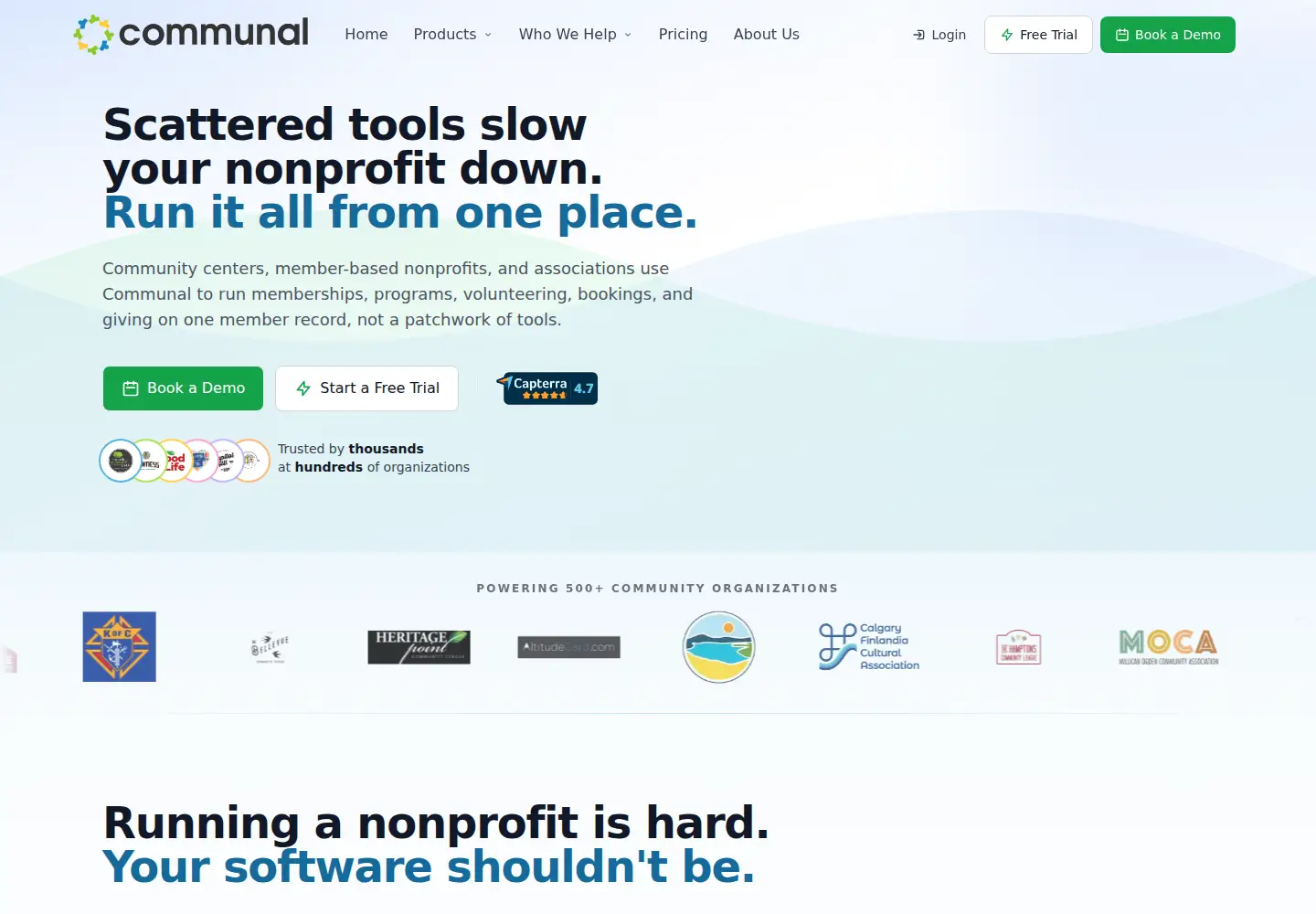 Screenshot of getcommunal.com