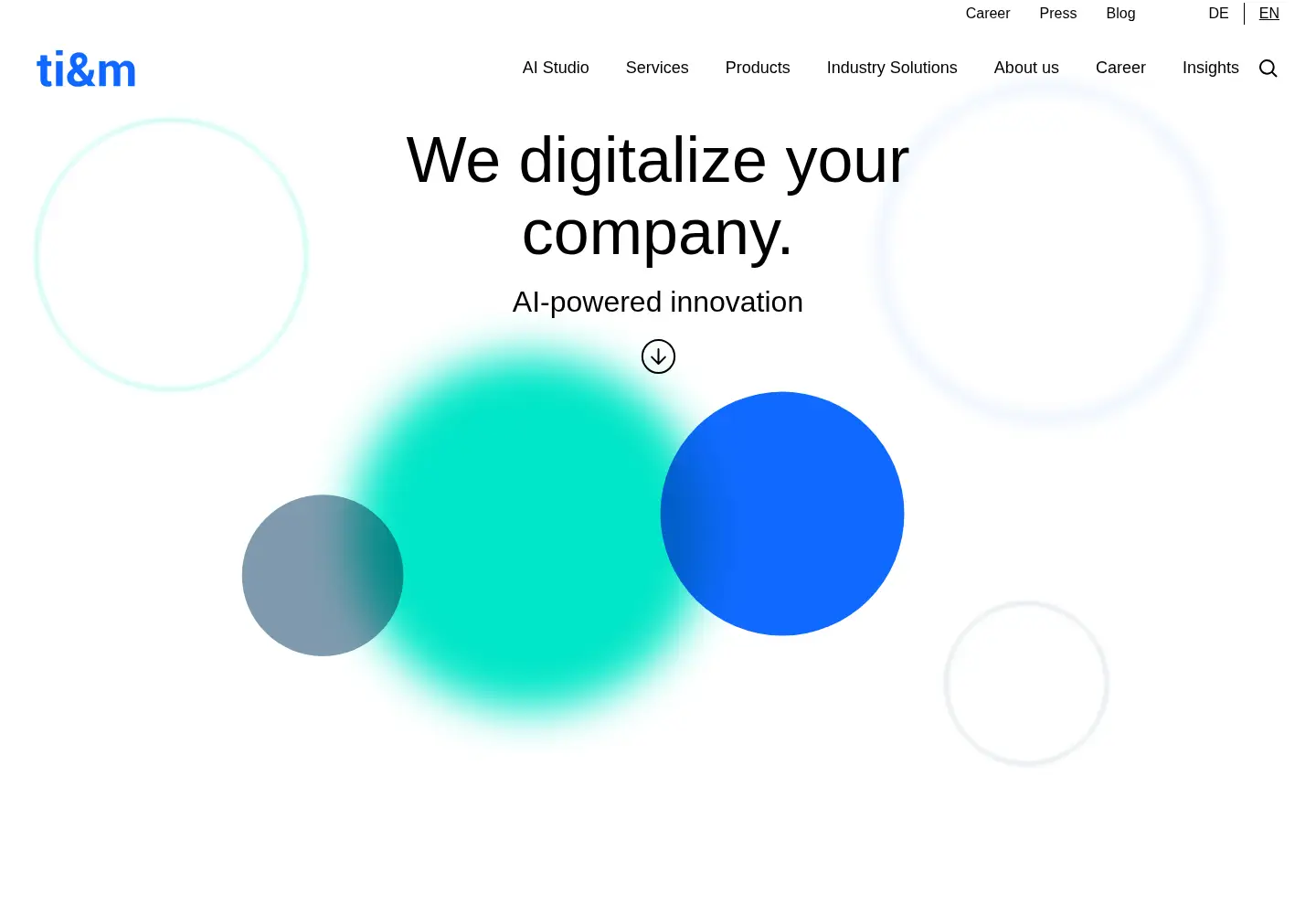 Screenshot of ti8m.com