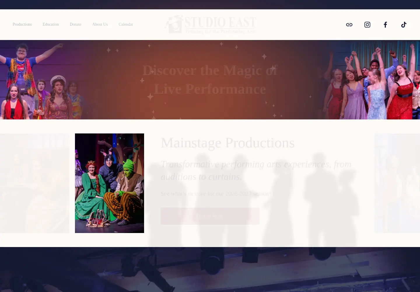 Screenshot of studio-east.org