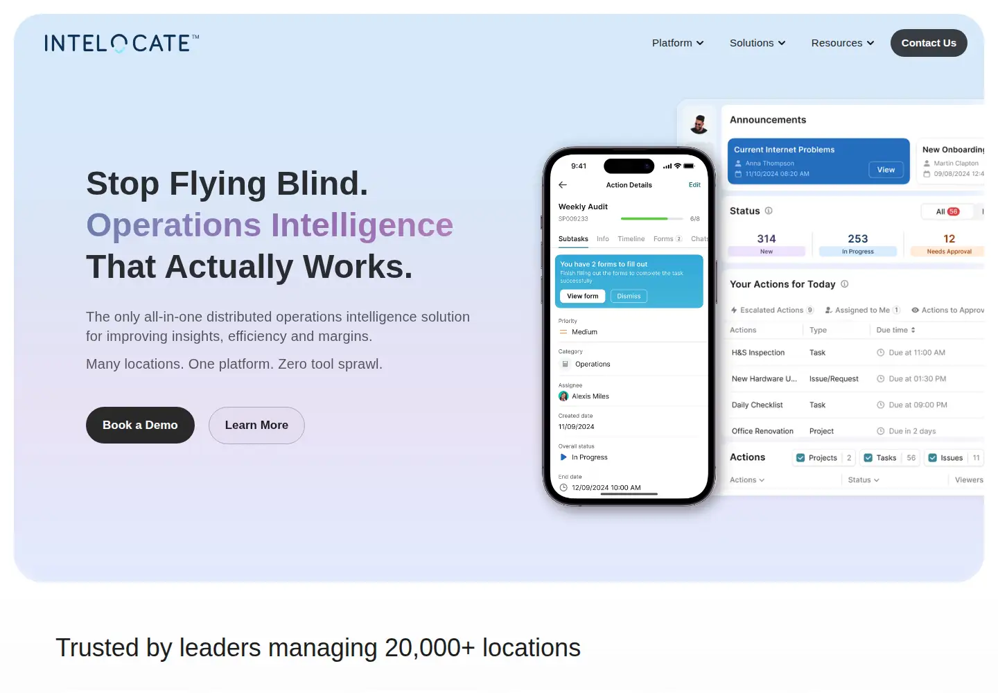 Screenshot of intelocate.com