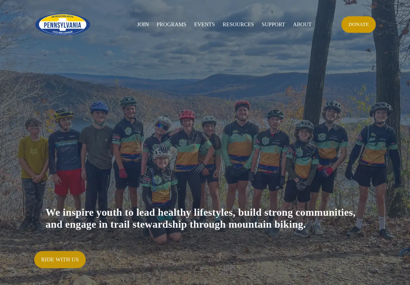 Screenshot of pamtb.org