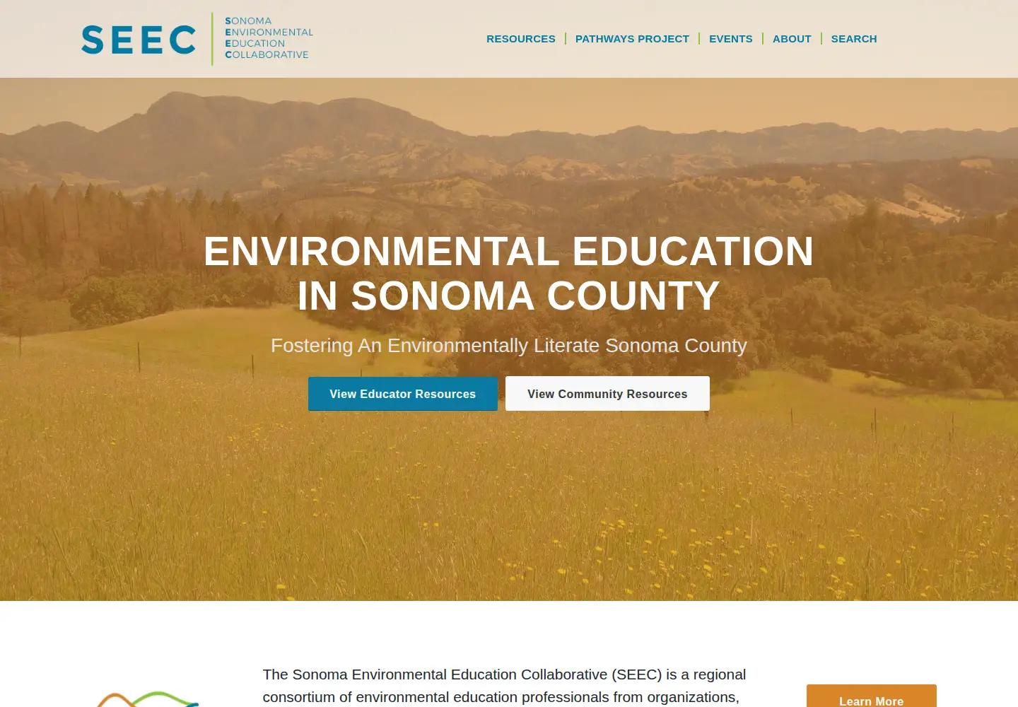 Captured homepage of sonomacountyee.org in the current scan