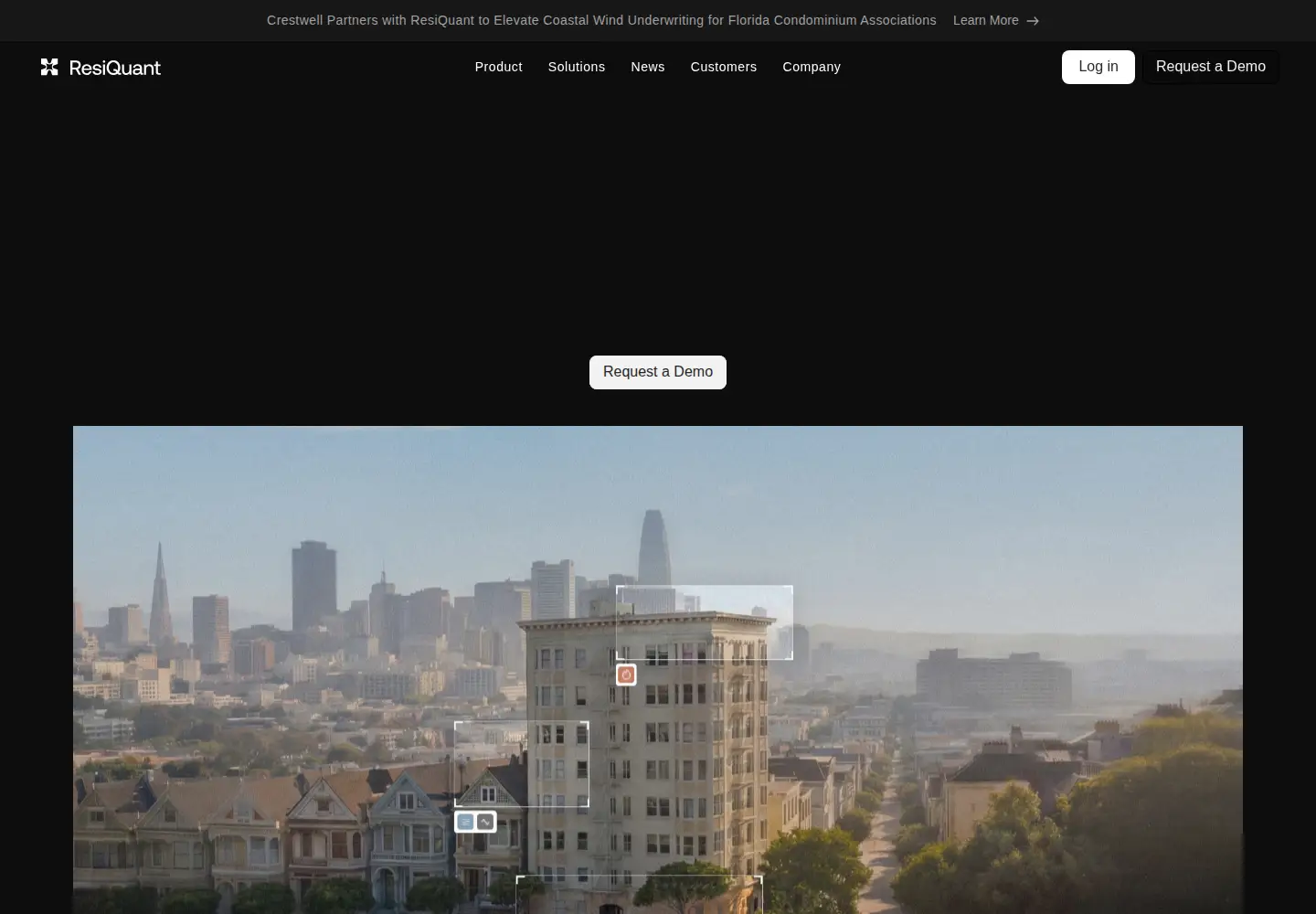 Screenshot of resiquant.ai