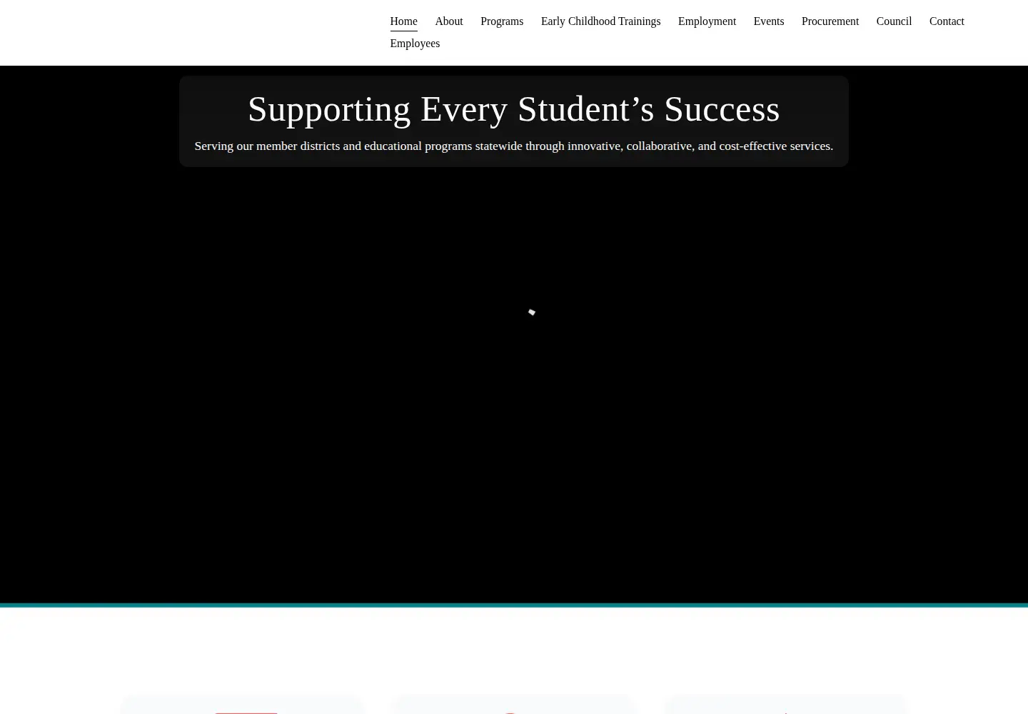 Captured homepage of crecnm.org in the current scan