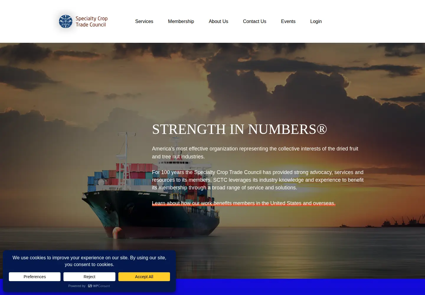 Screenshot of shipsctc.org