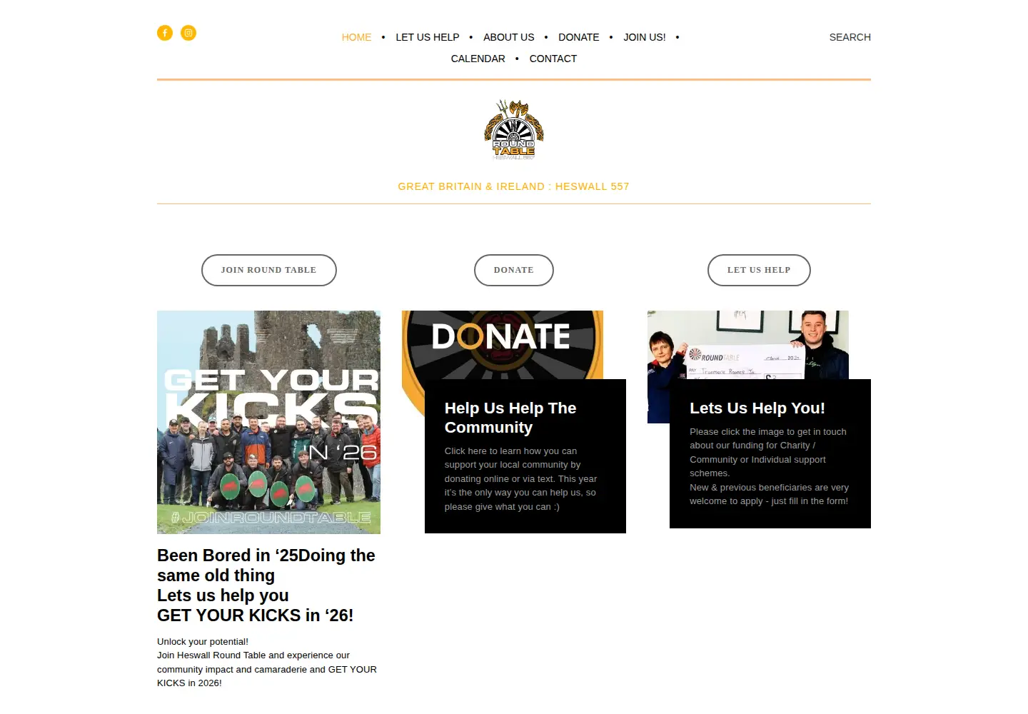 Screenshot of heswallroundtable.com