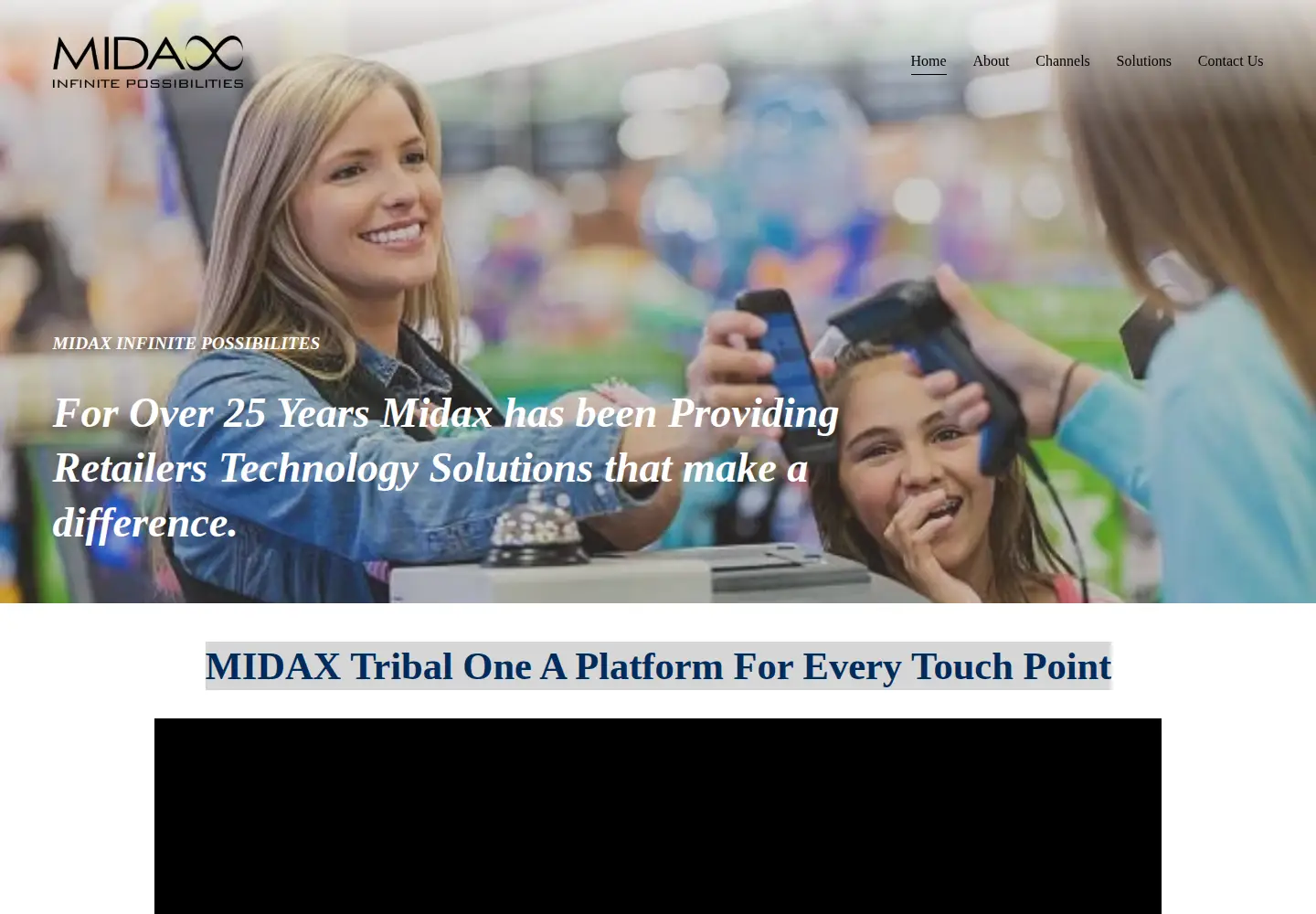 Screenshot of midax.com