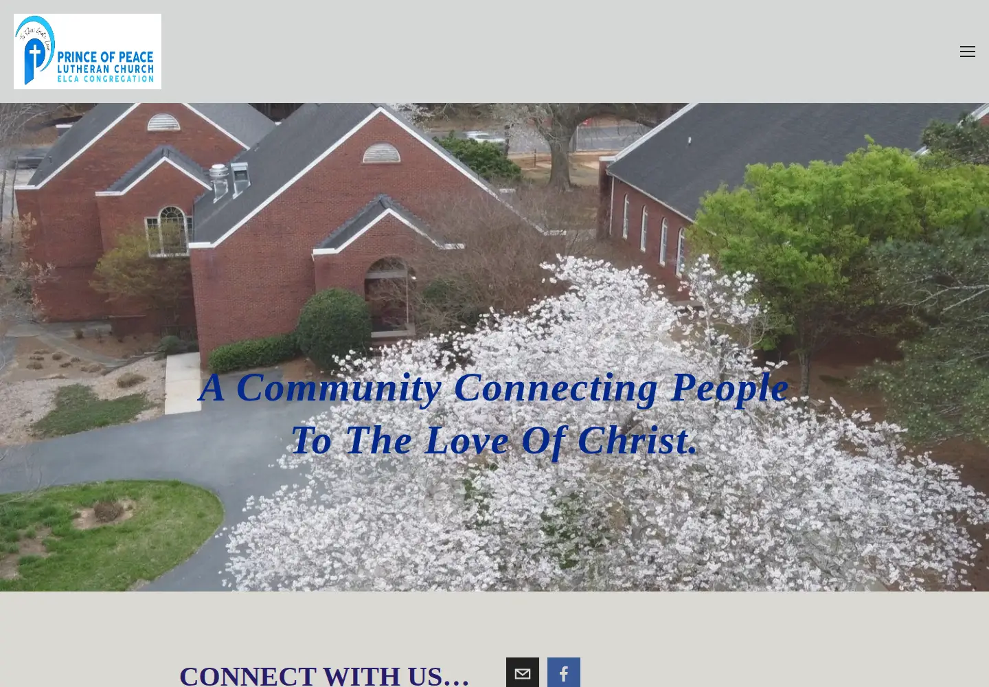 Captured homepage of poplutheranchurch.com in the current scan