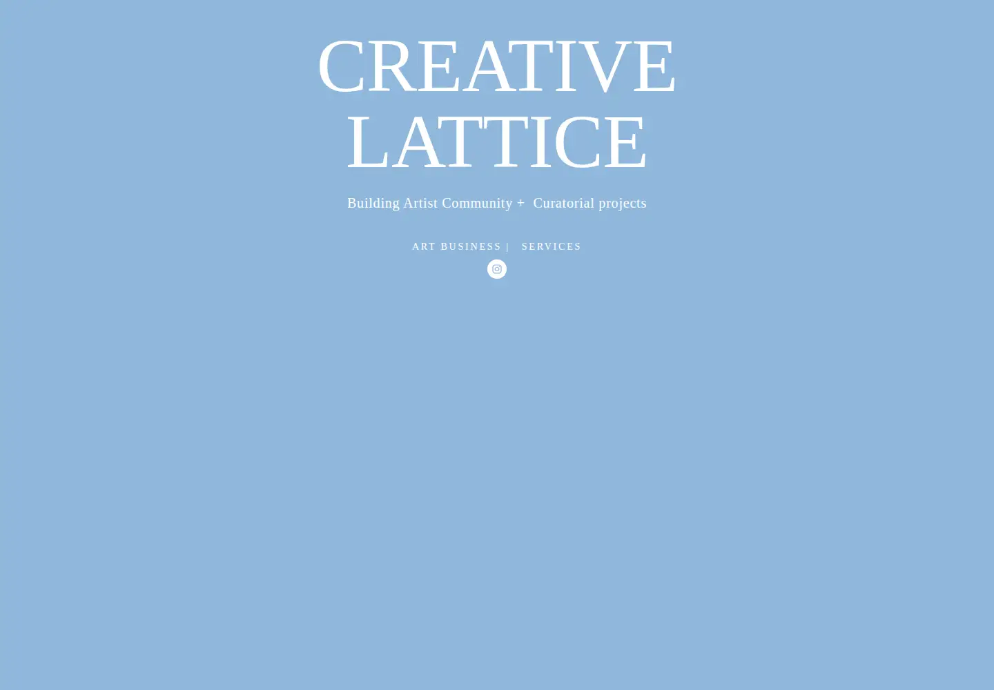 Captured homepage of creativelattice.com in the current scan