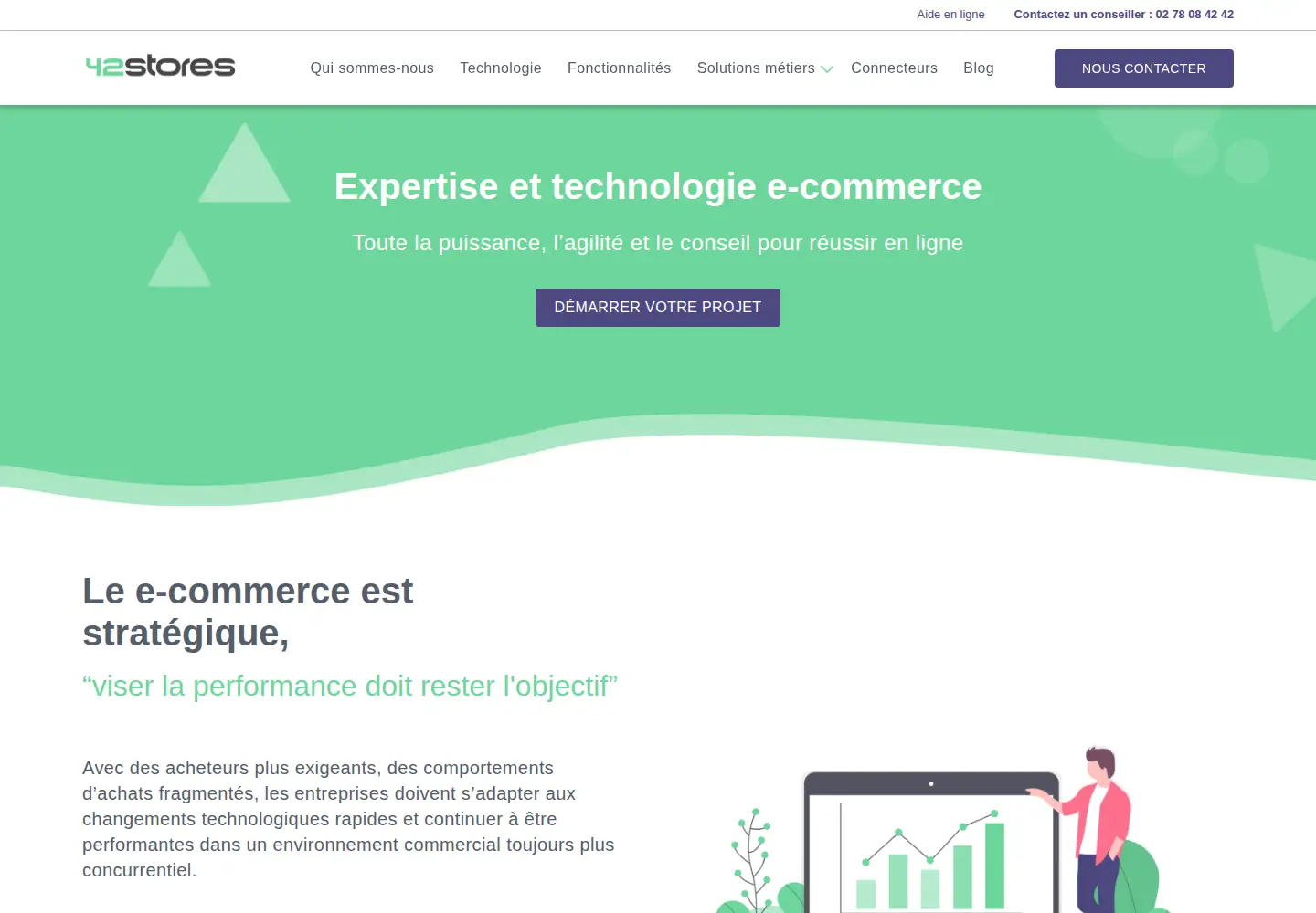Screenshot of 42stores.com