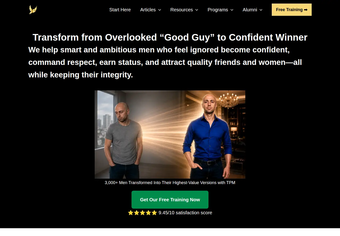 Screenshot of thepowermoves.com