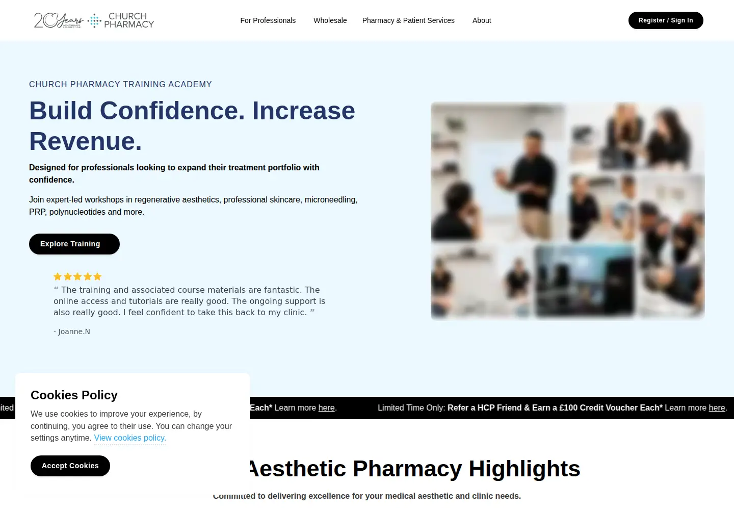 Screenshot of churchpharmacy.co.uk
