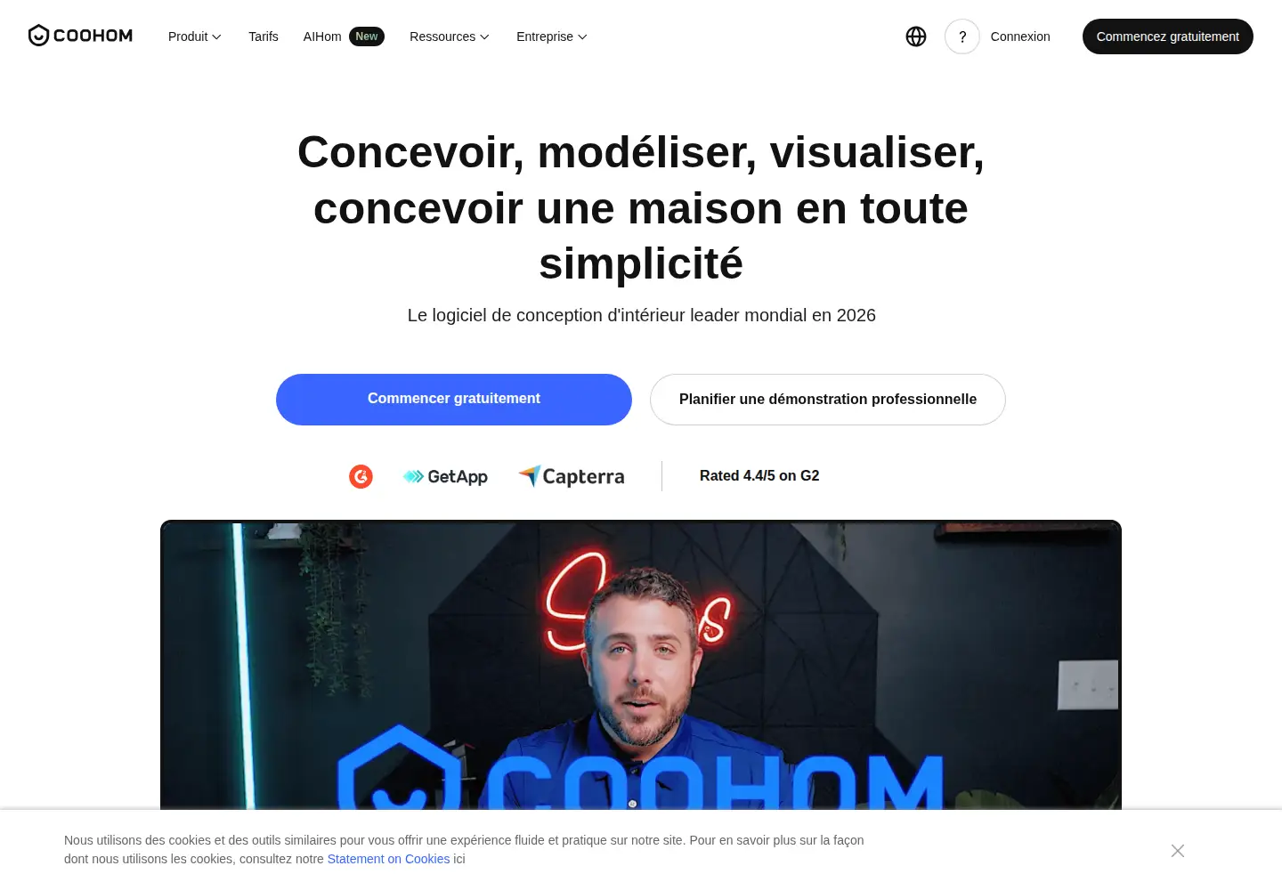 Screenshot of coohom.com
