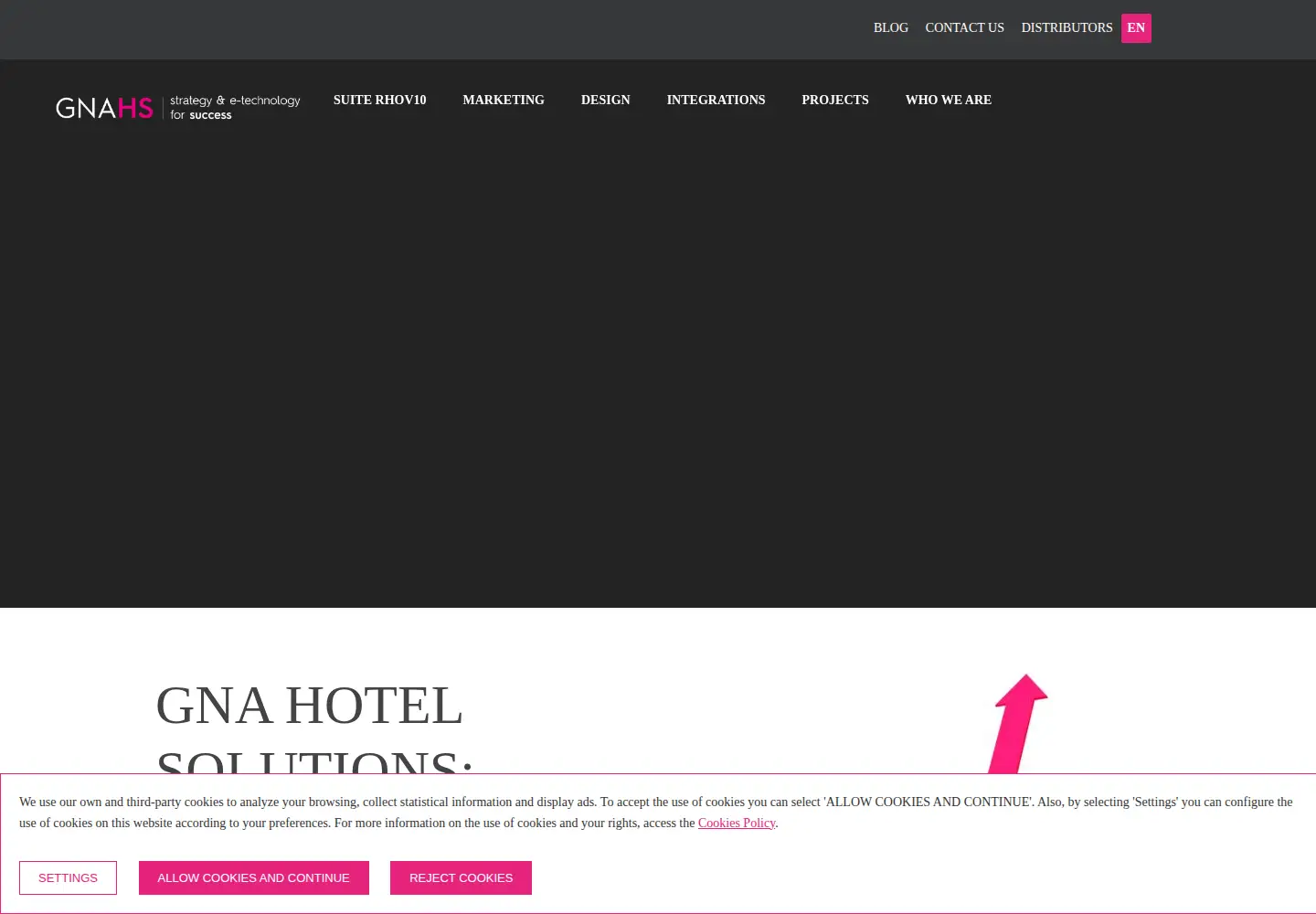 Captured homepage of gnahs.com in the current scan
