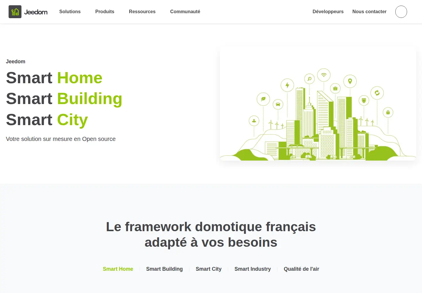 Screenshot of jeedom.com