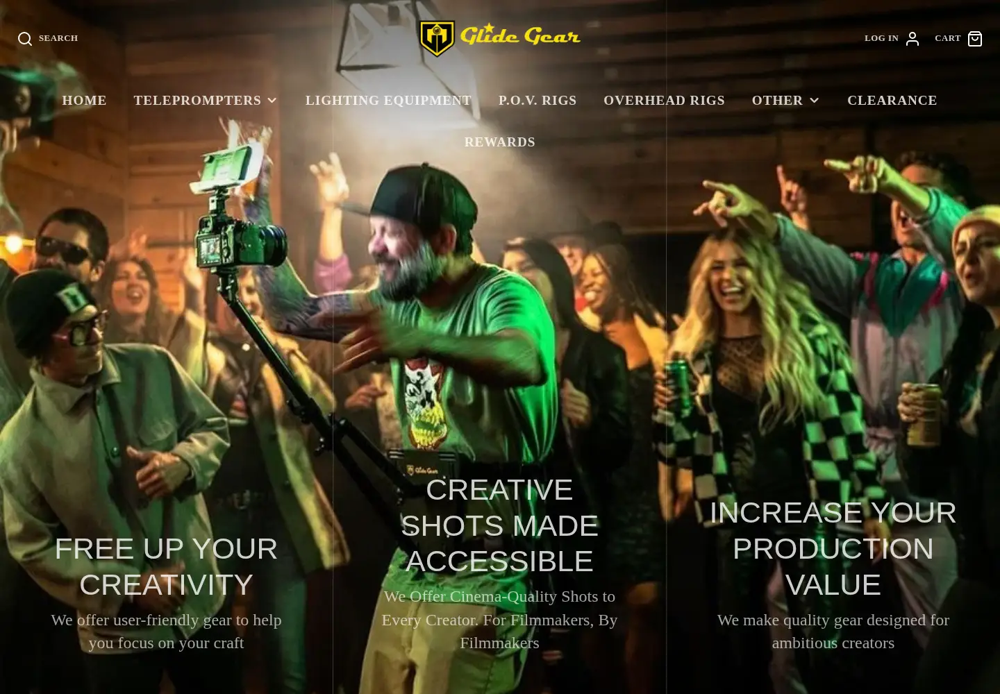 Captured homepage of glidegear.net in the current scan