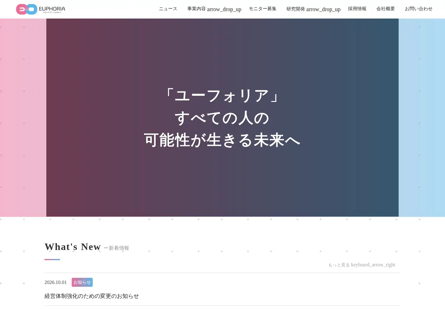 Screenshot of eu-phoria.jp