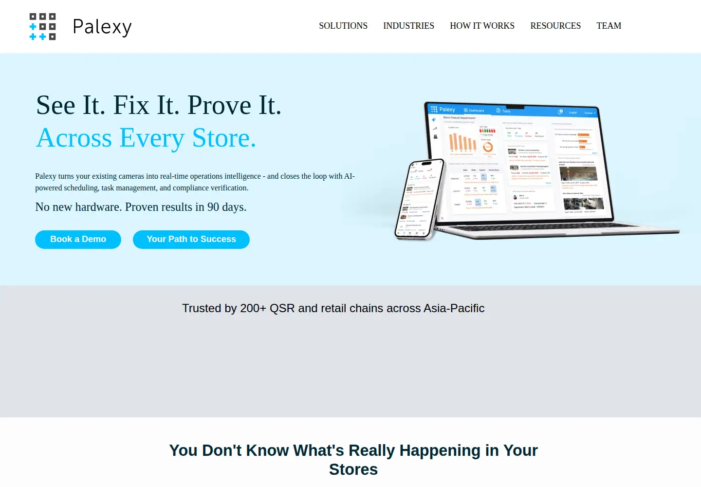 Screenshot of palexy.com