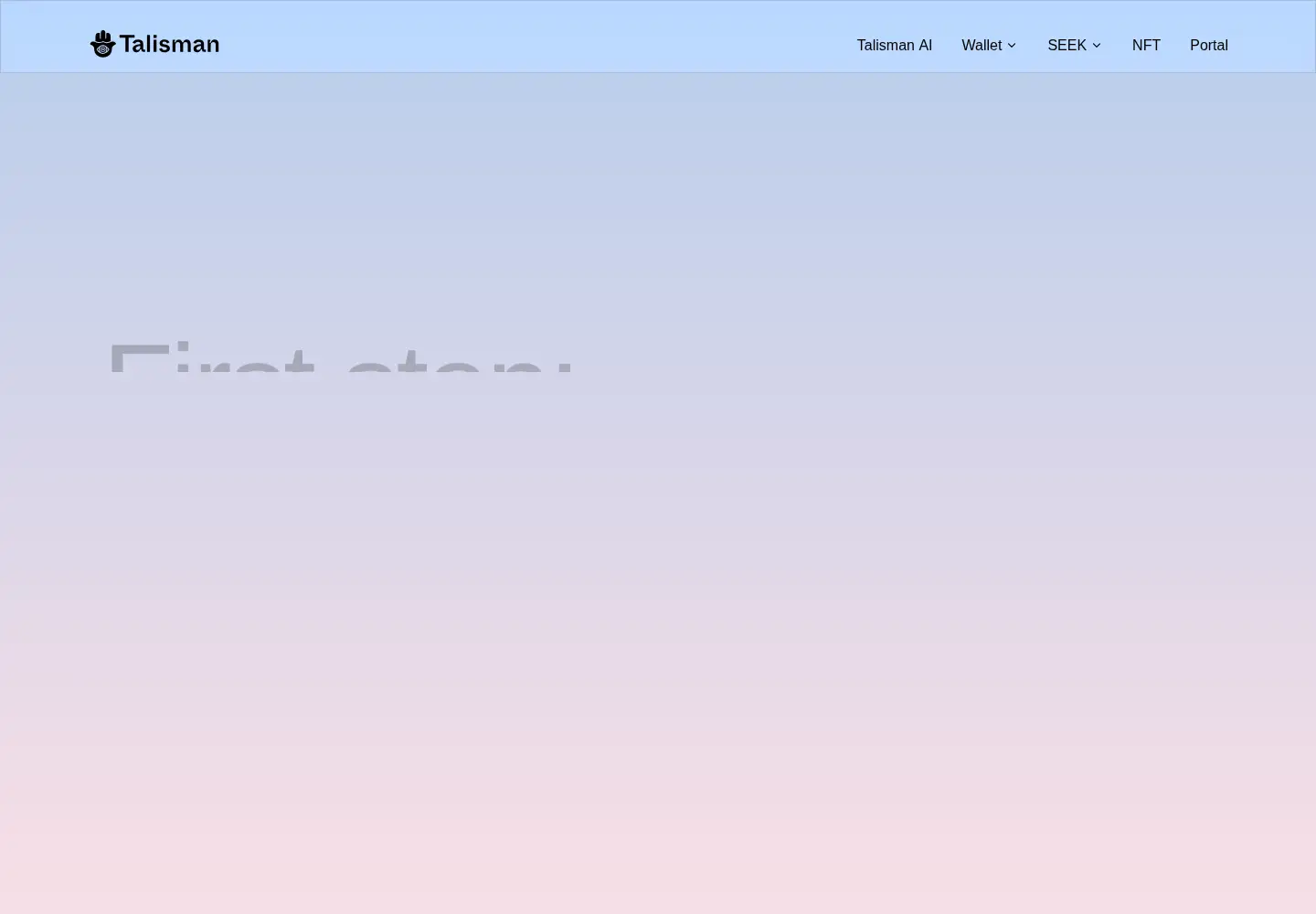Screenshot of talisman.xyz