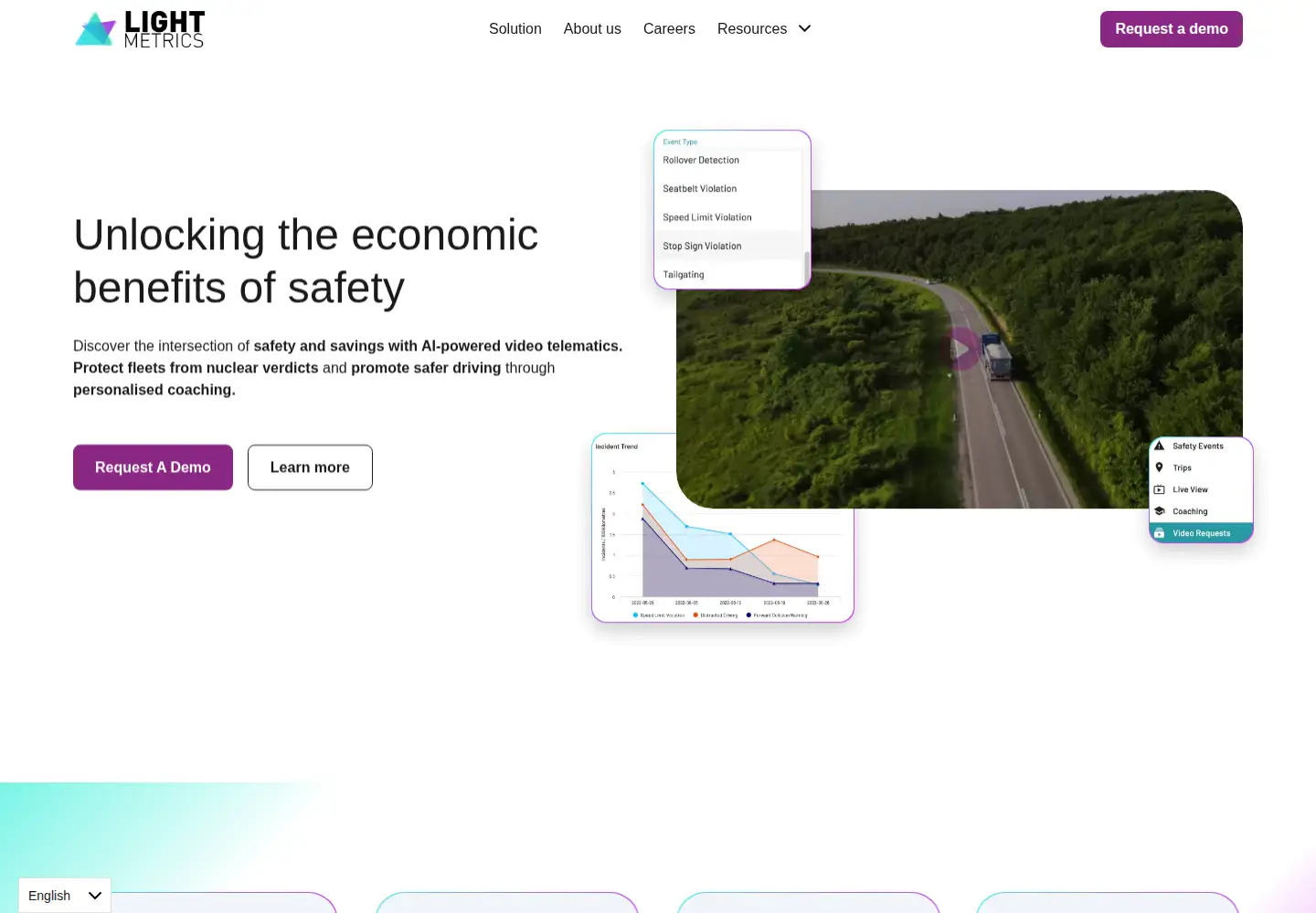 Screenshot of lightmetrics.co