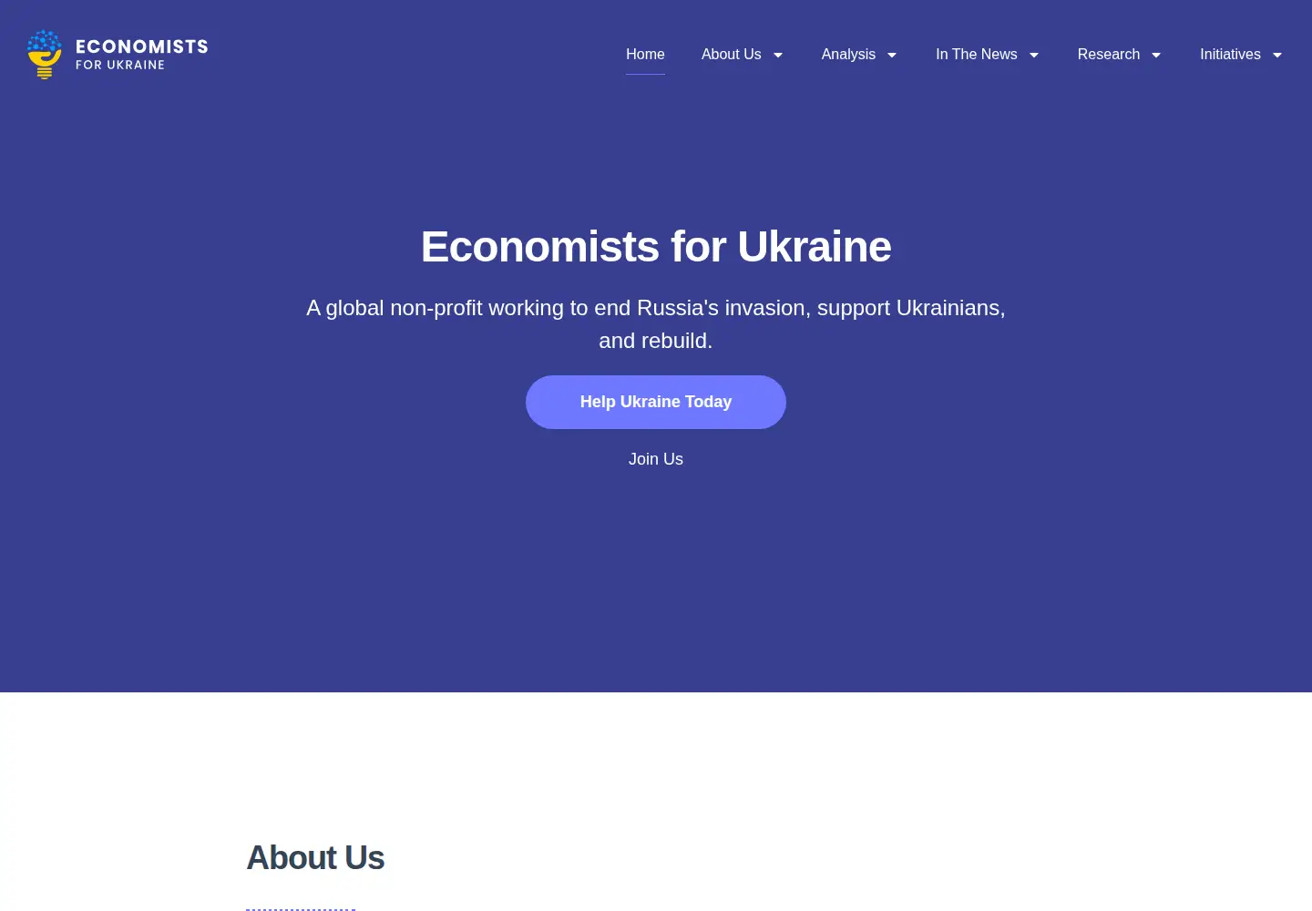 Screenshot of econ4ua.org