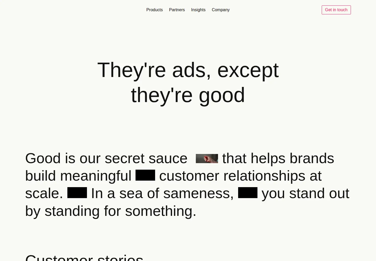 Screenshot of good-loop.com