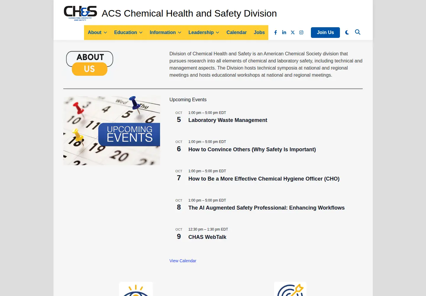 Screenshot of dchas.org
