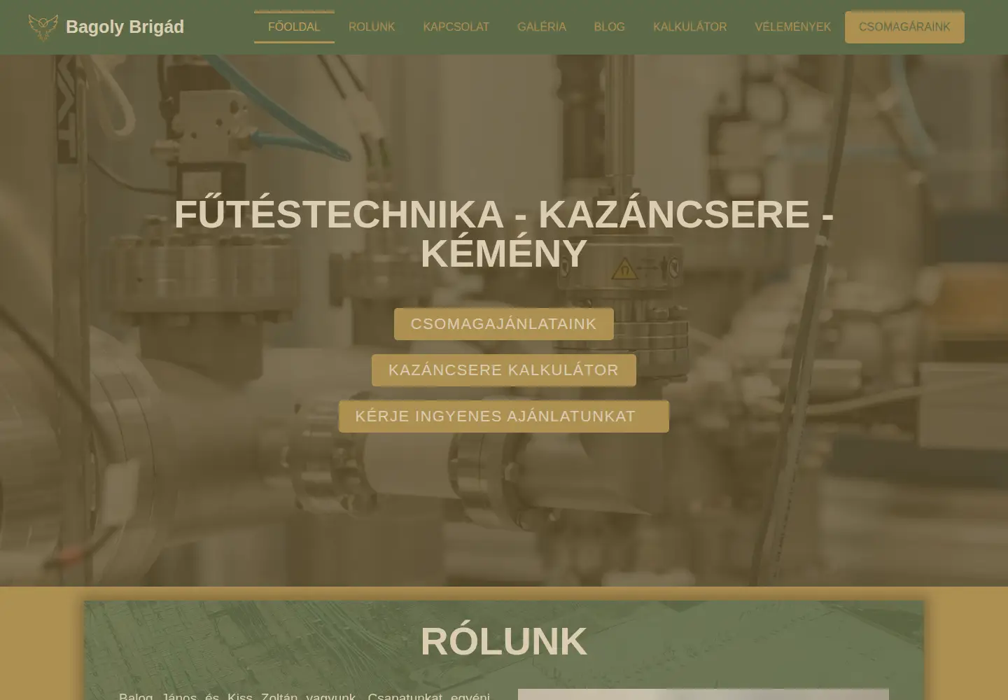 Screenshot of olcsokazancsere.hu