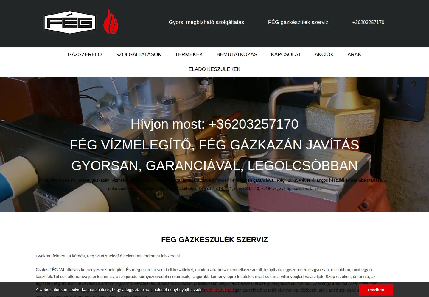 Screenshot of xn--cirk-szerel-teb34j.hu