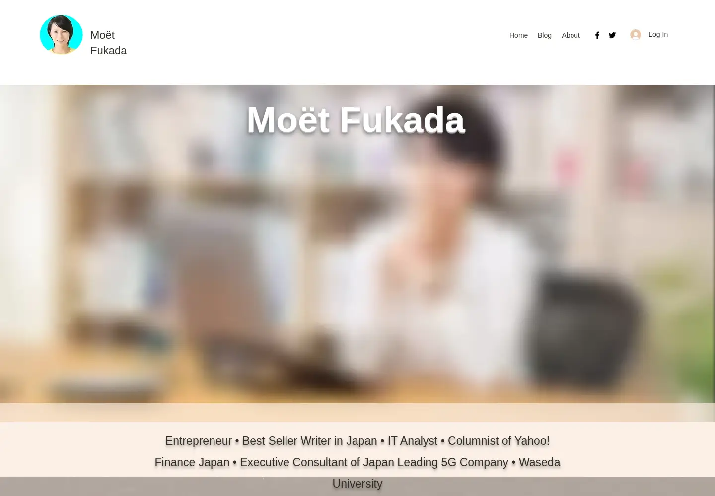 Captured homepage of fukadamoet.com in the current scan