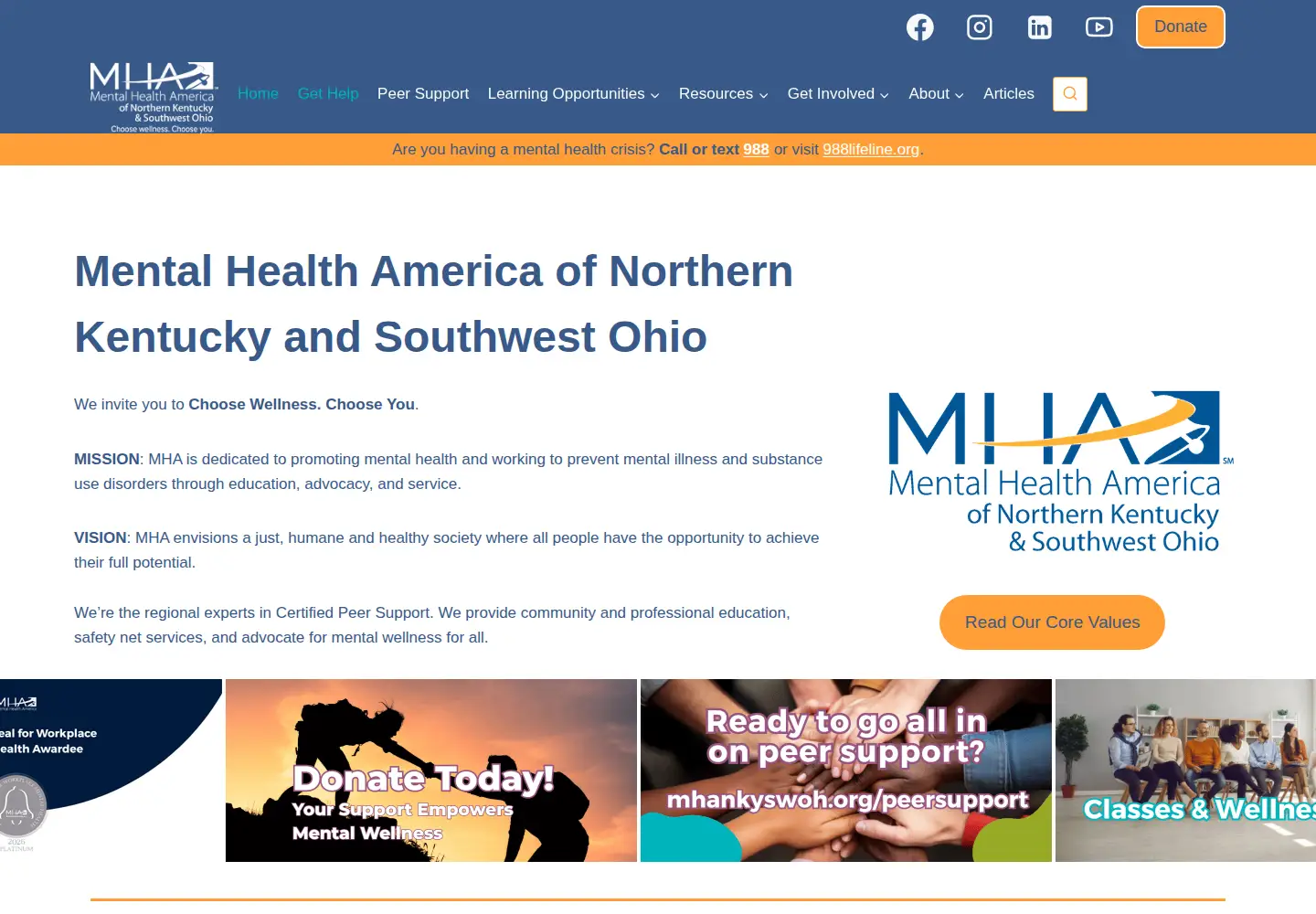 Captured homepage of mhankyswoh.org in the current scan