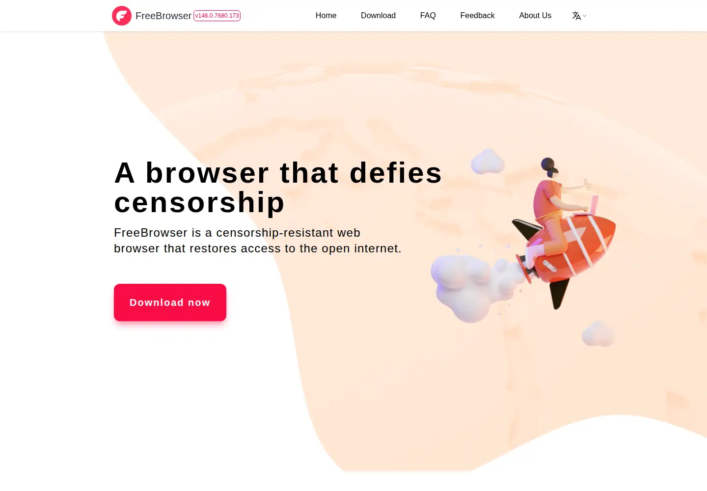 Screenshot of freebrowser.org