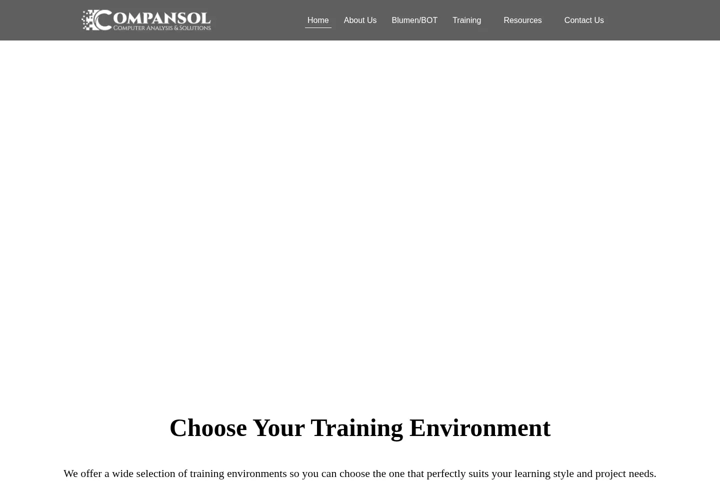 Screenshot of compansol.com