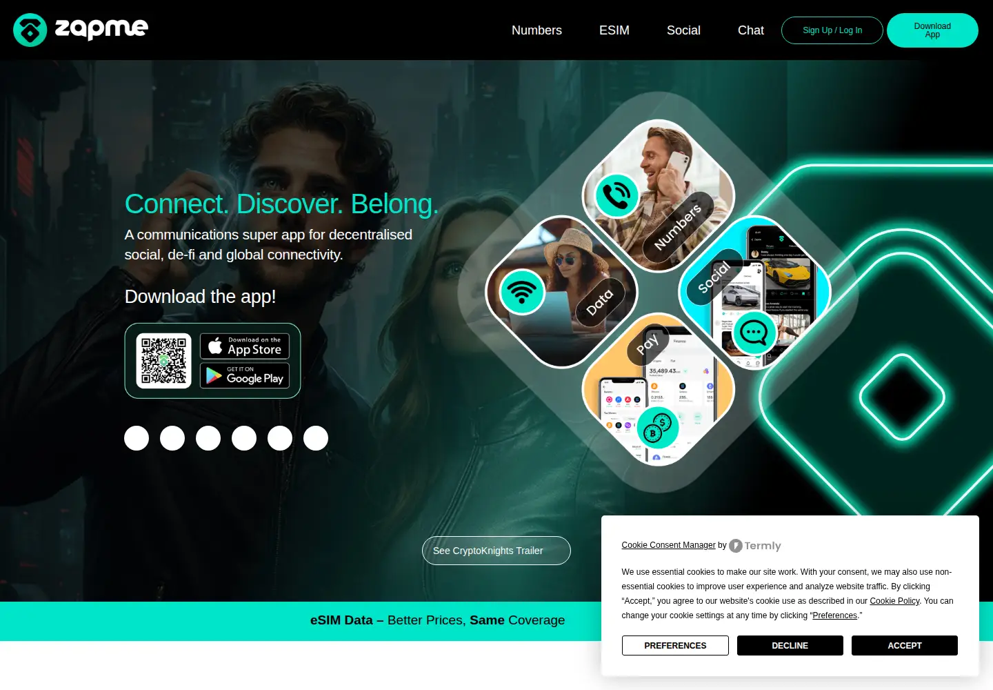 Screenshot of zapme.co