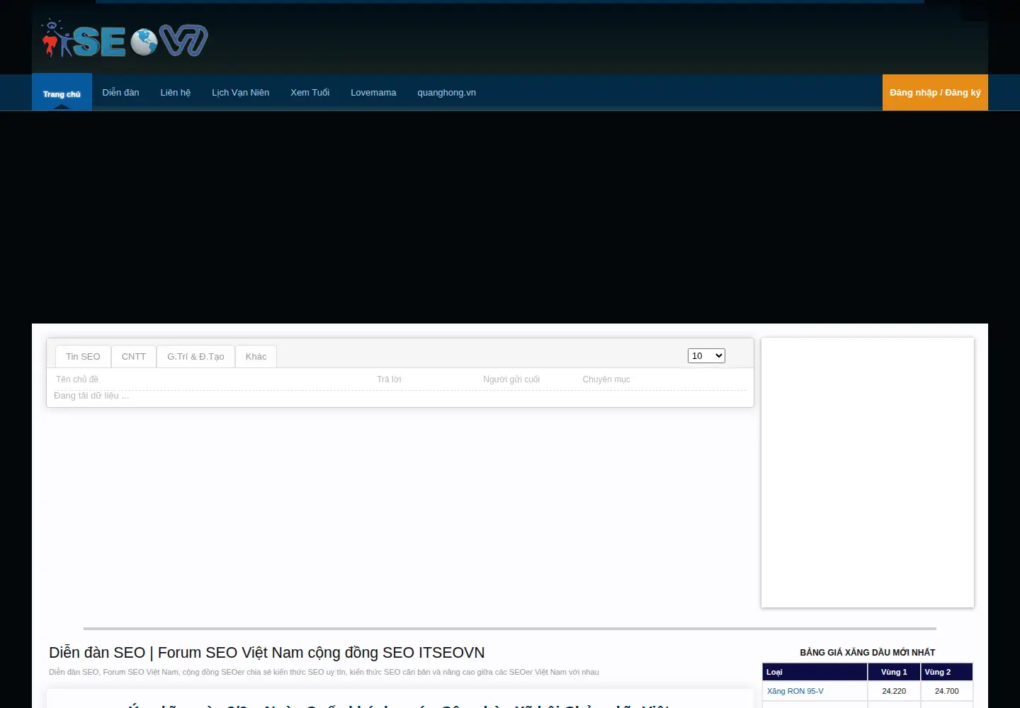 Screenshot of itseovn.com