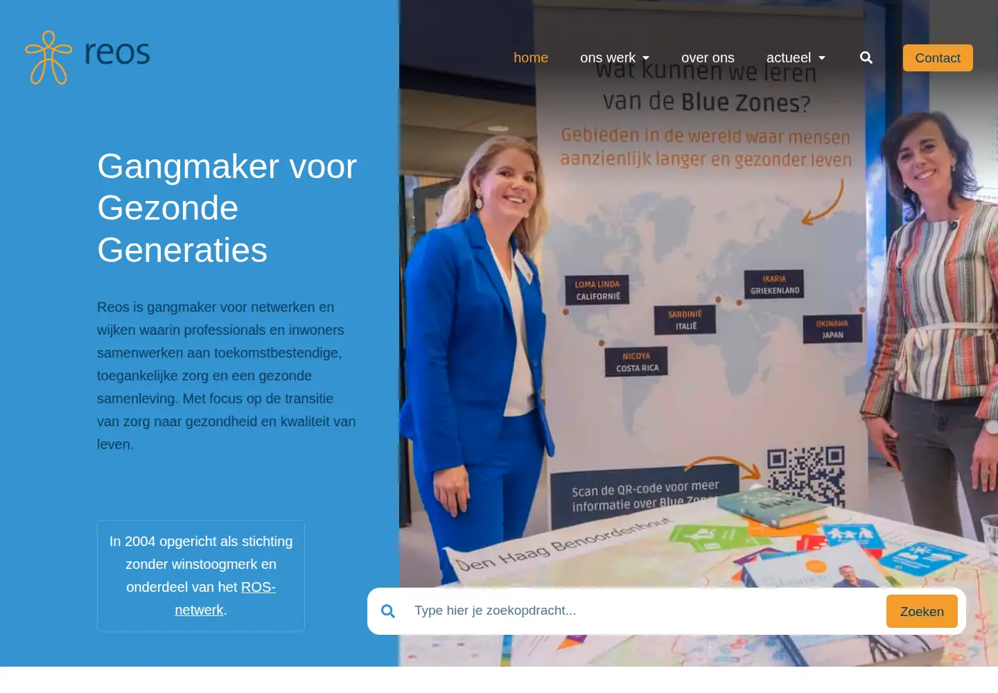 Screenshot of reos.nl