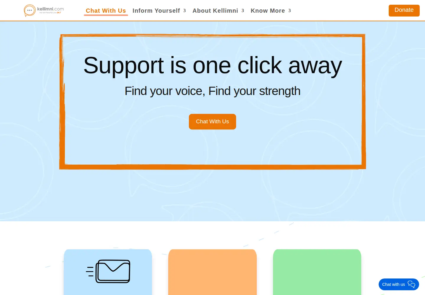 Screenshot of kellimni.com